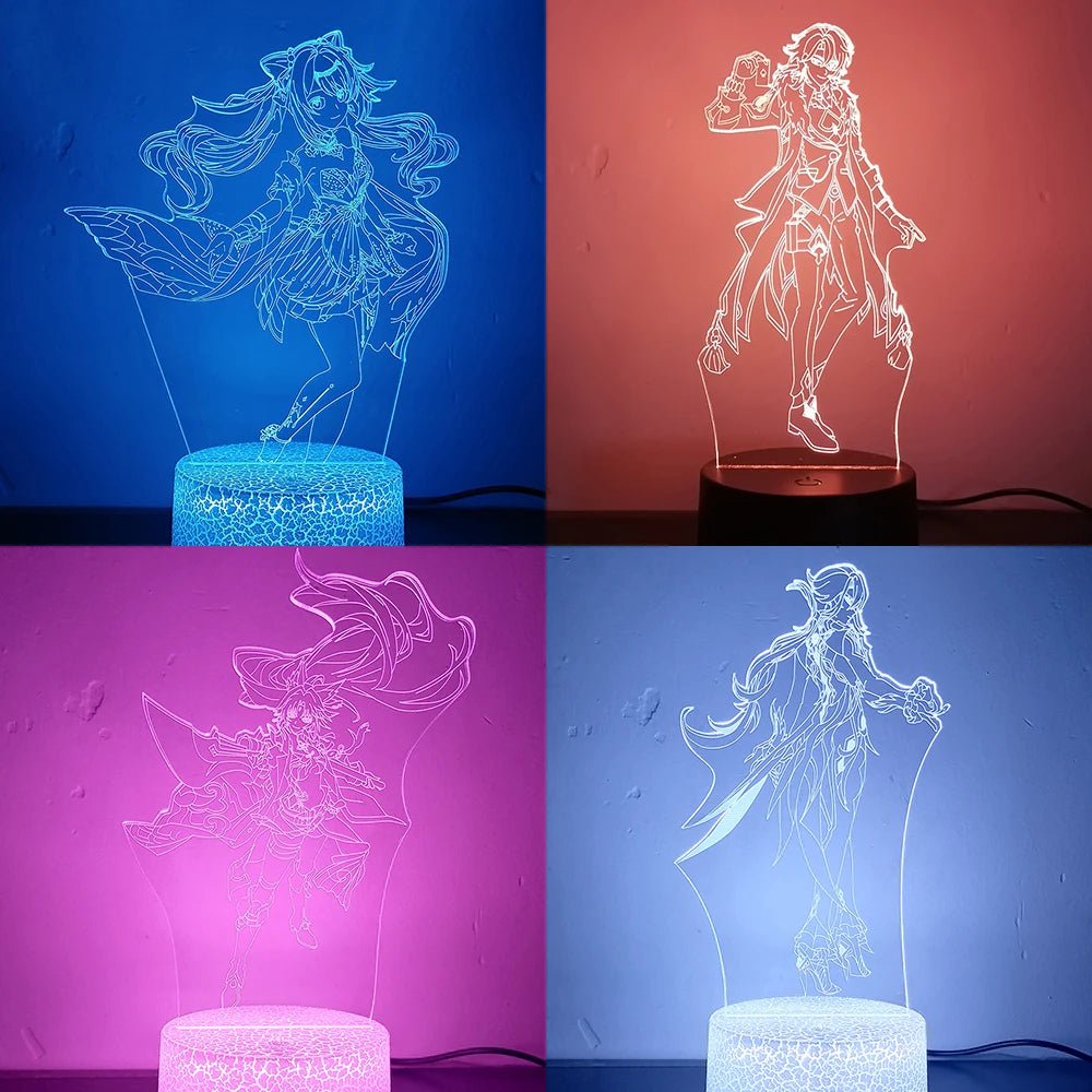 Lampe de chevet Genshin Impact