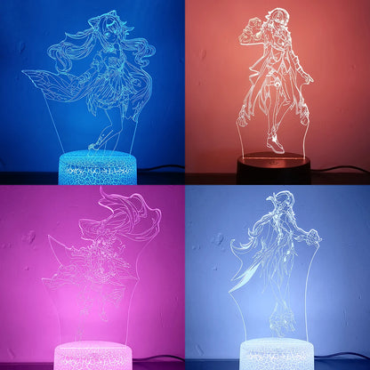 Lampe de chevet Genshin Impact