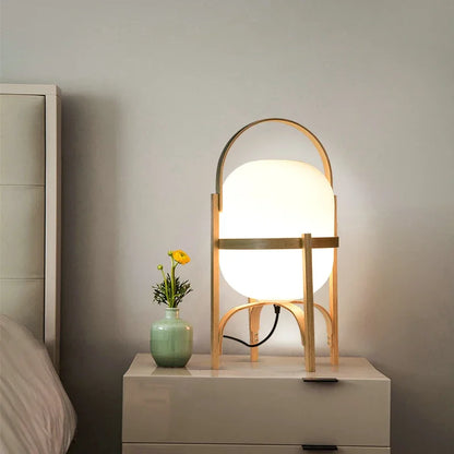 Lampe de chevet sur pied