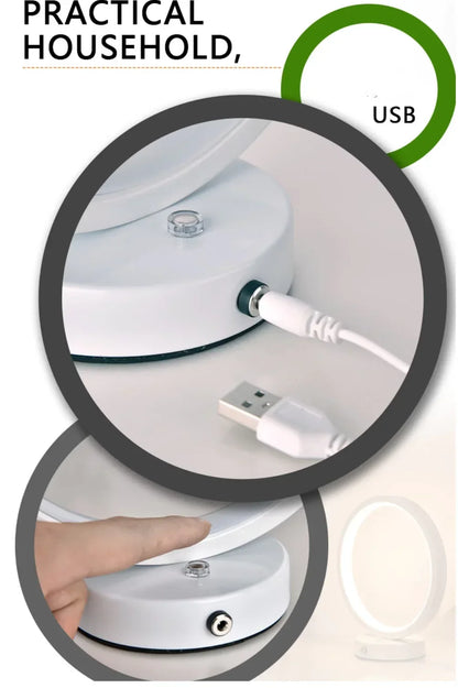 Lampe de chevet cercle