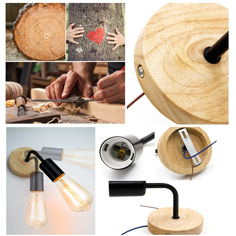 Lampe de chevet Corde