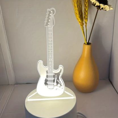 Lampe de chevet guitare
