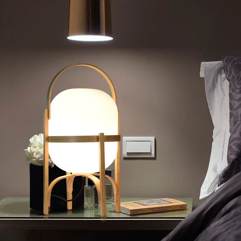 Lampe de chevet sur pied