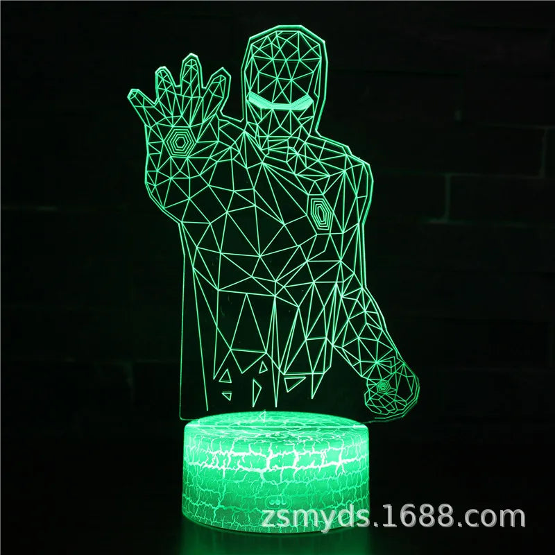 Lampe de chevet iron man