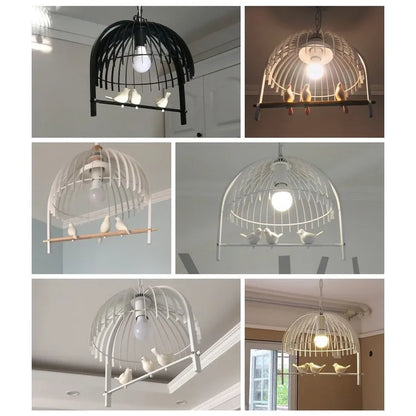 Lampe de chevet cage