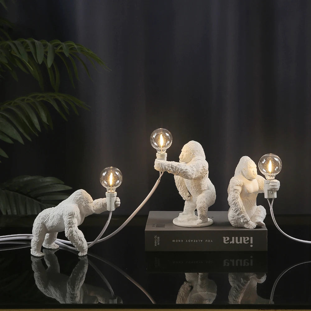 Lampe de chevet singe