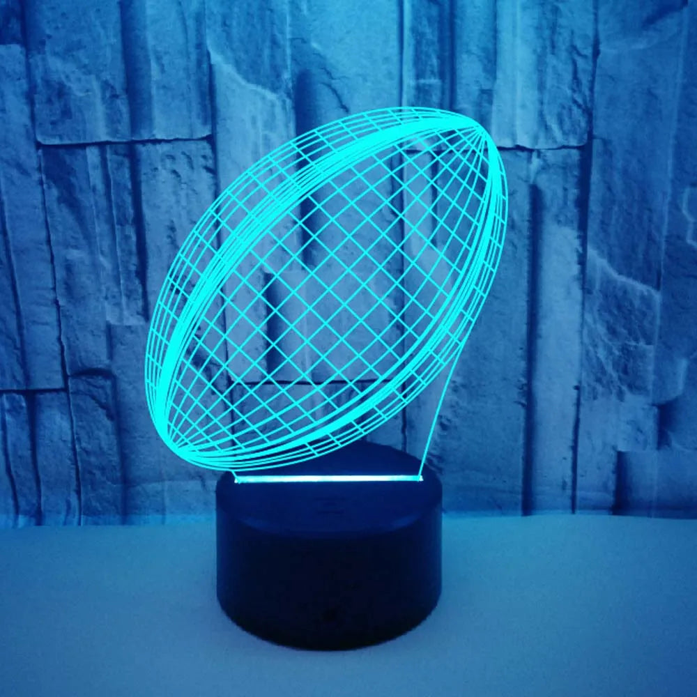 Lampe de chevet rugby