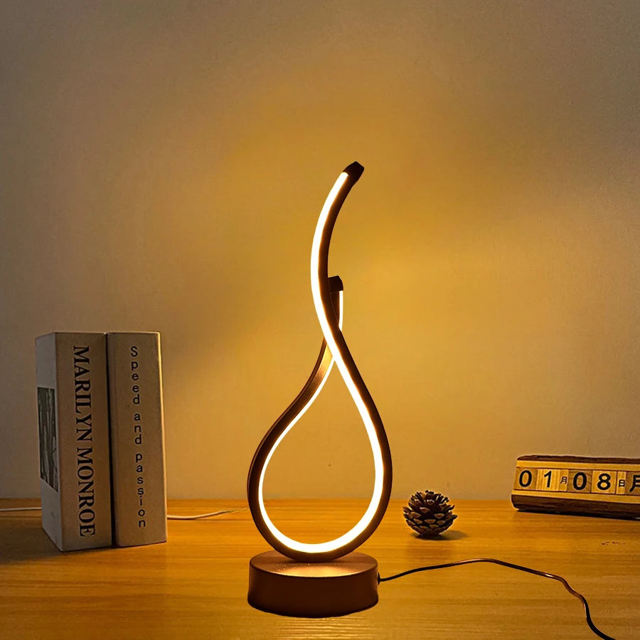 Lampe de chevet artistique