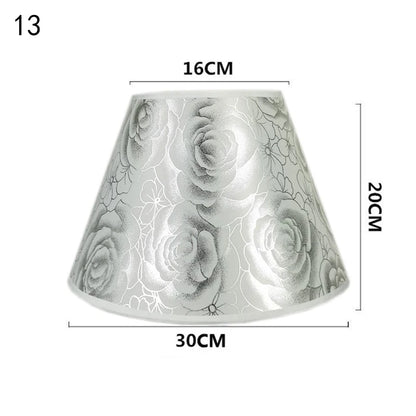 Abat jour lampe de chevet fleurie