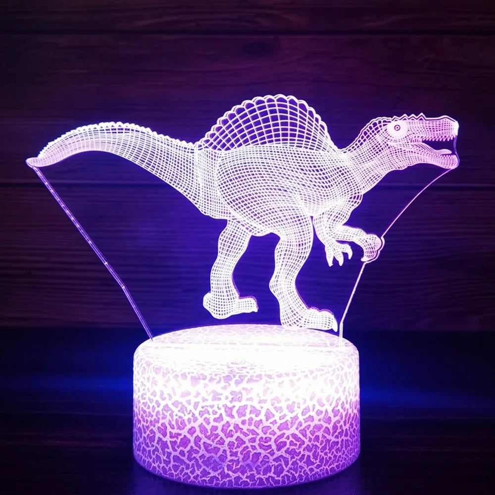 Lampe de chevet dinosaure