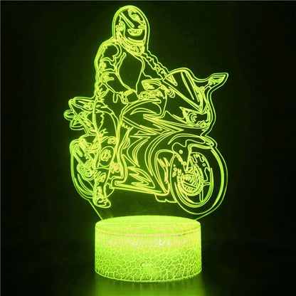 Lampe de chevet moto