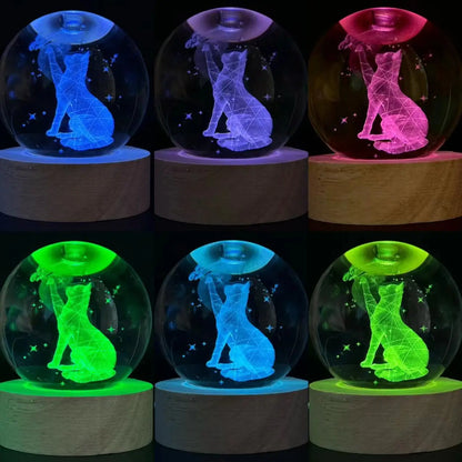 Lampe de chevet Chat