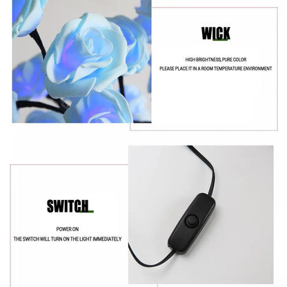 Lampe de chevet Fleur