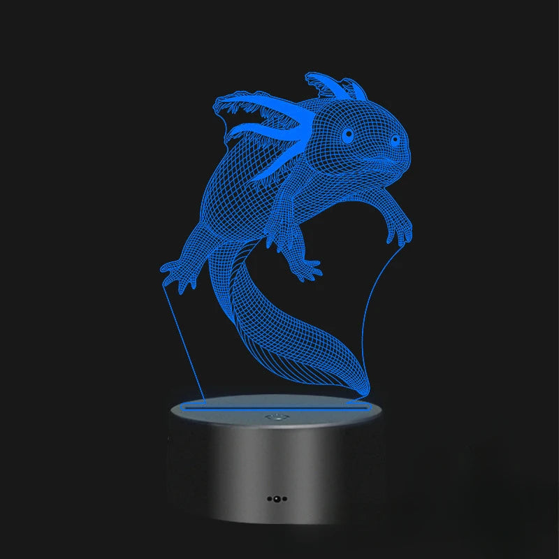 Lampe de chevet axolotl