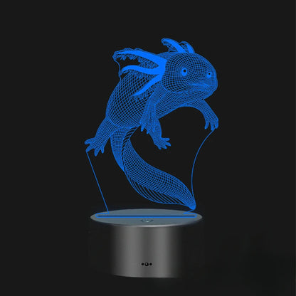 Lampe de chevet axolotl