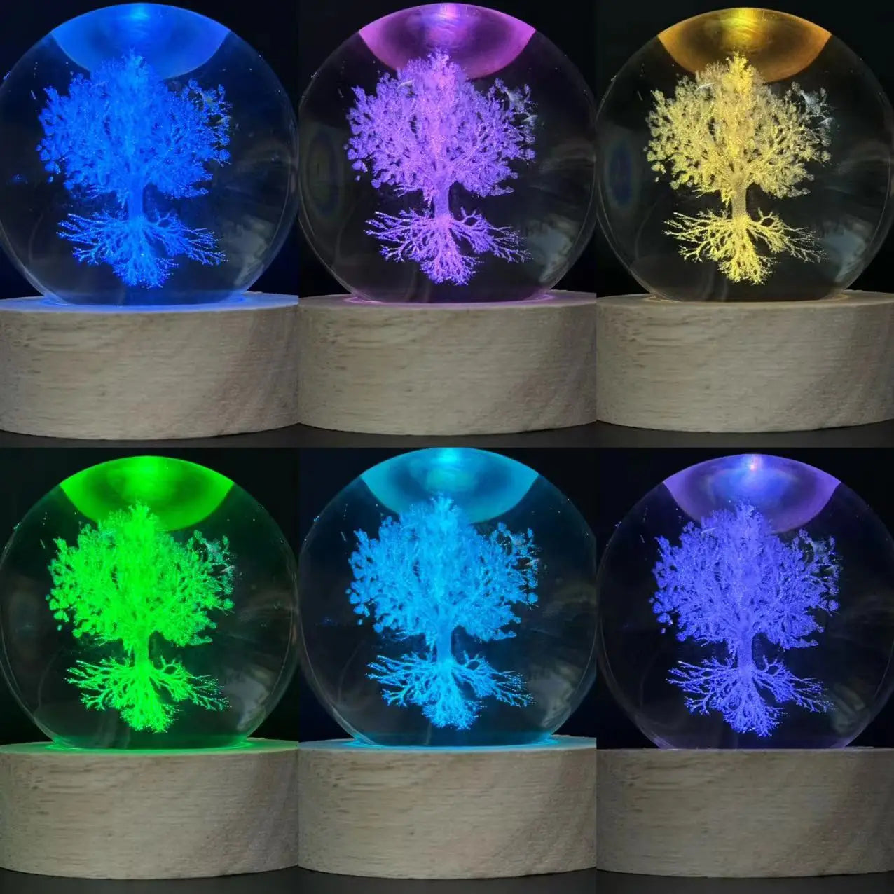 Lampe de chevet arbre de vie