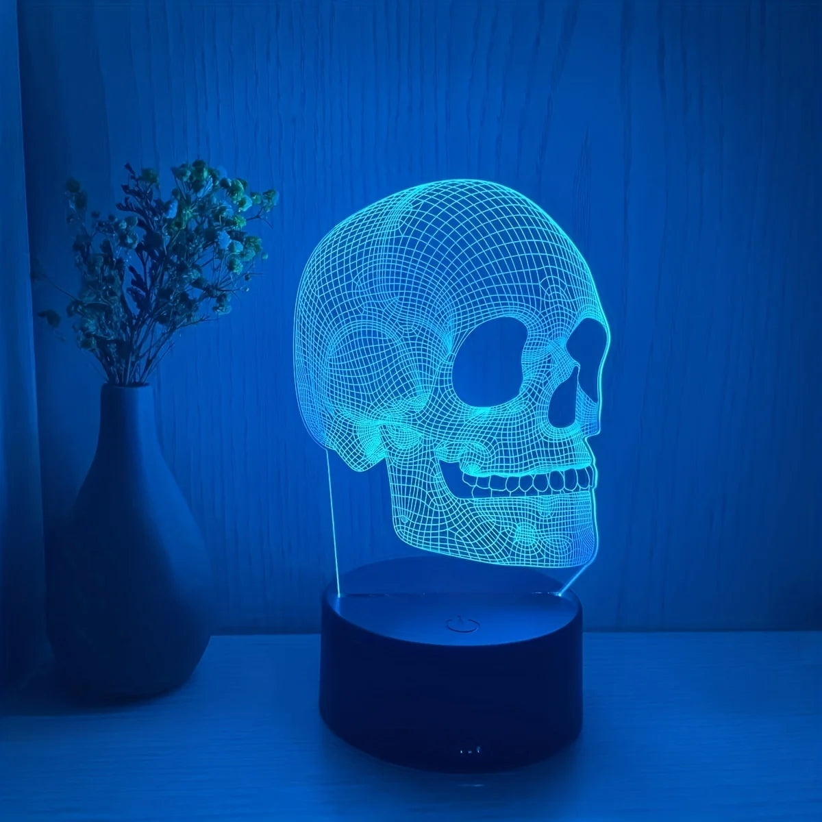 Lampe de chevet crâne