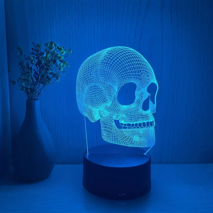 Lampe de chevet crâne