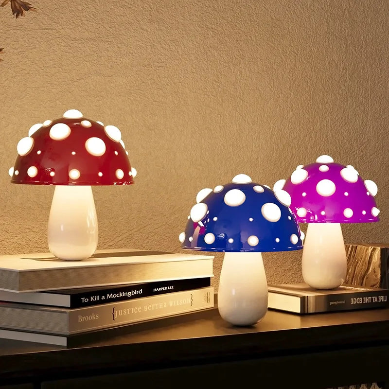 Lampe de chevet champignon