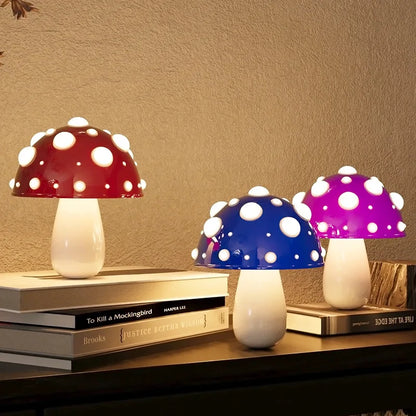 Lampe de chevet champignon