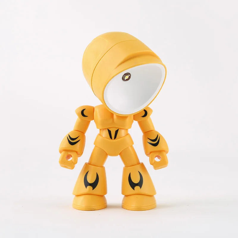 Lampe de chevet mini robot