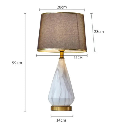 Lampe de chevet marbre