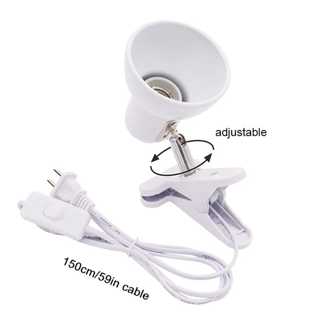 Lampe de chevet à pince