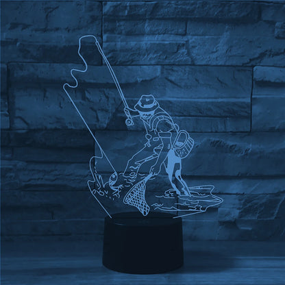 Lampe de chevet pêcheur