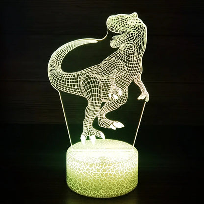 Lampe de chevet dinosaure