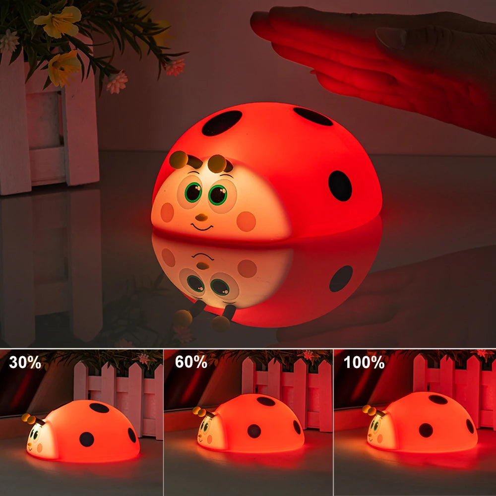Lampe de chevet Coccinelle