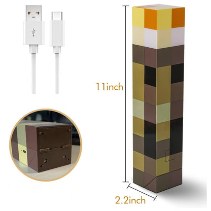 Lampe de chevet Minecraft