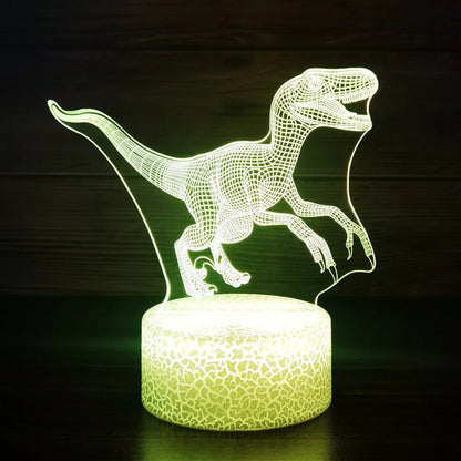 Lampe de chevet dinosaure