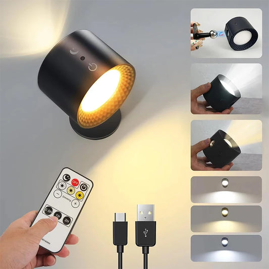 Lampe de chevet avec télécommande