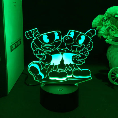 Lampe de chevet Cuphead Mugman