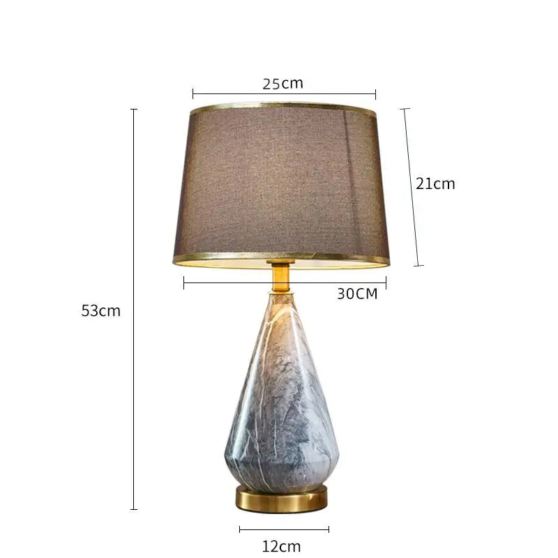Lampe de chevet marbre