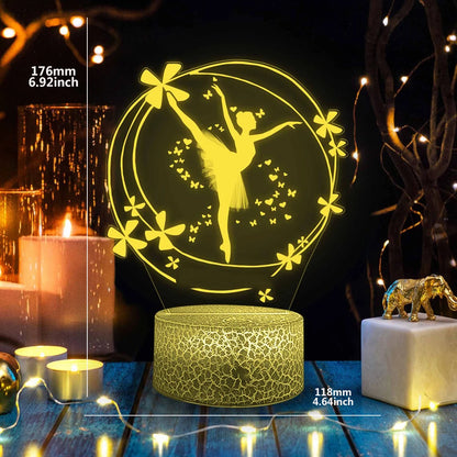 Lampe de chevet danseuse