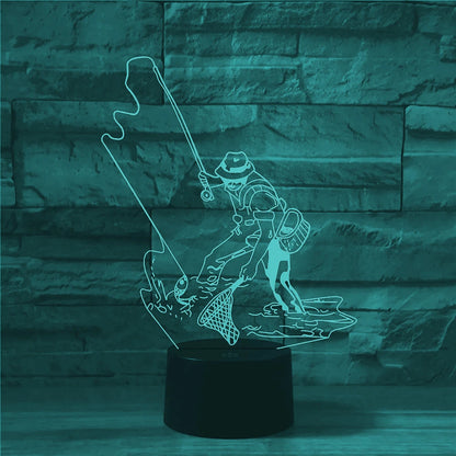 Lampe de chevet pêcheur