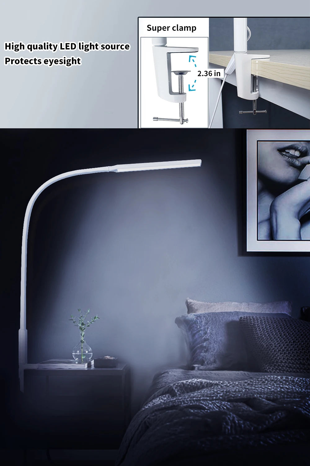 Lampe de chevet architecte