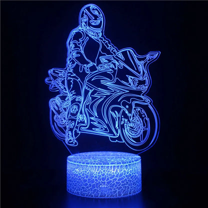 Lampe de chevet moto