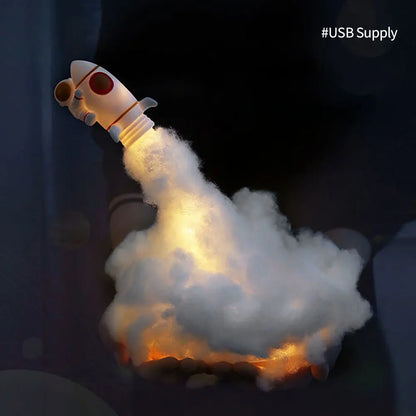 Lampe de chevet fusée