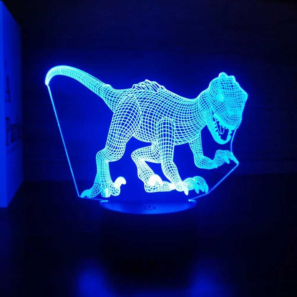 Lampe de chevet dinosaure