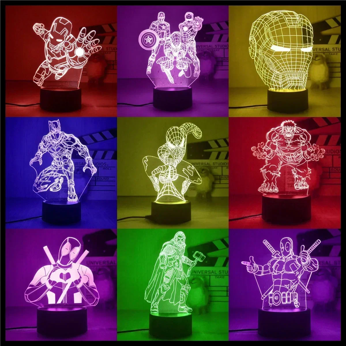 Lampe de chevet Marvel