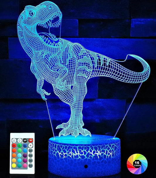 Lampe de chevet dinosaure