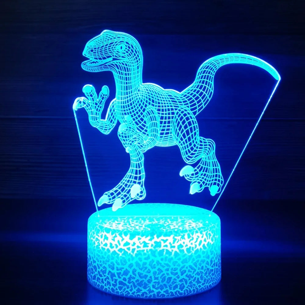 Lampe de chevet dinosaure