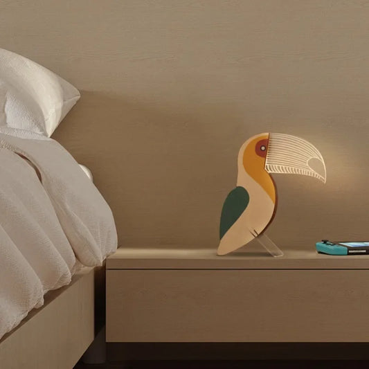 Lampe de chevet toucan