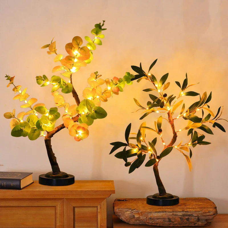 Lampe de chevet arbre