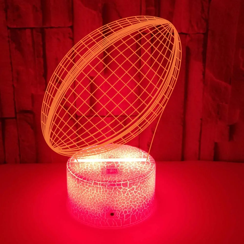 Lampe de chevet rugby