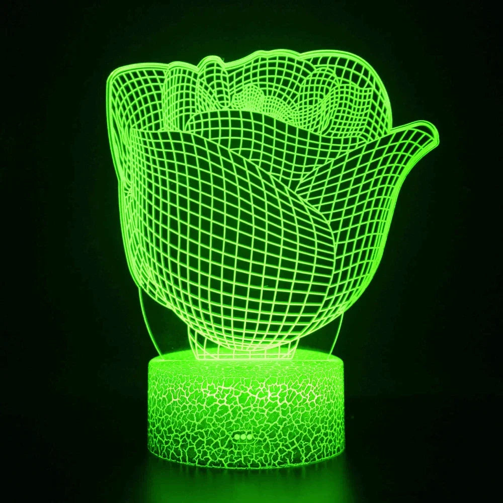 Lampe de chevet Rose