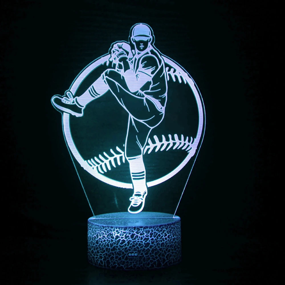 Lampe de chevet baseball