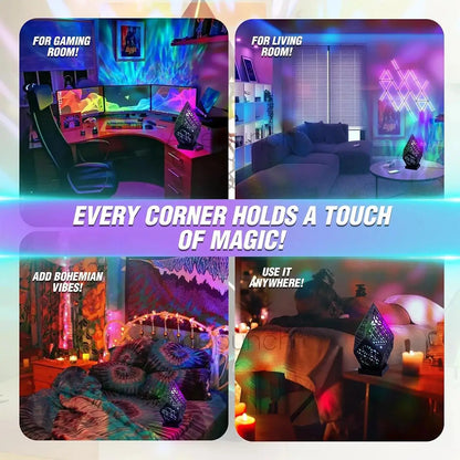 Lampe de chevet vitrail